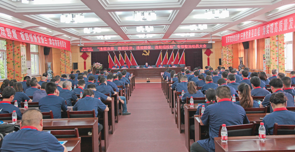 公司召開(kāi)“違規(guī)決策、違規(guī)投資、違規(guī)擔(dān)保、違規(guī)招投標(biāo)”專項(xiàng)整治動(dòng)員大會(huì)